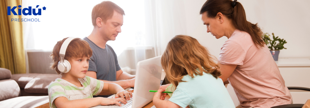 Guía para papás que trabajan desde casa y cuidan a sus hijos